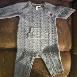 Janie and jack blue one piece size 3 to 6 months